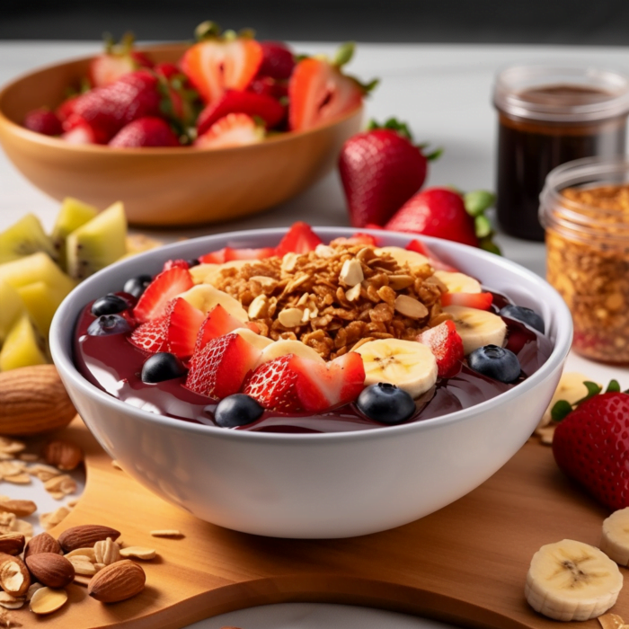 Acai Bowl Recipe Trio Tropical Acai Fruit Bowl