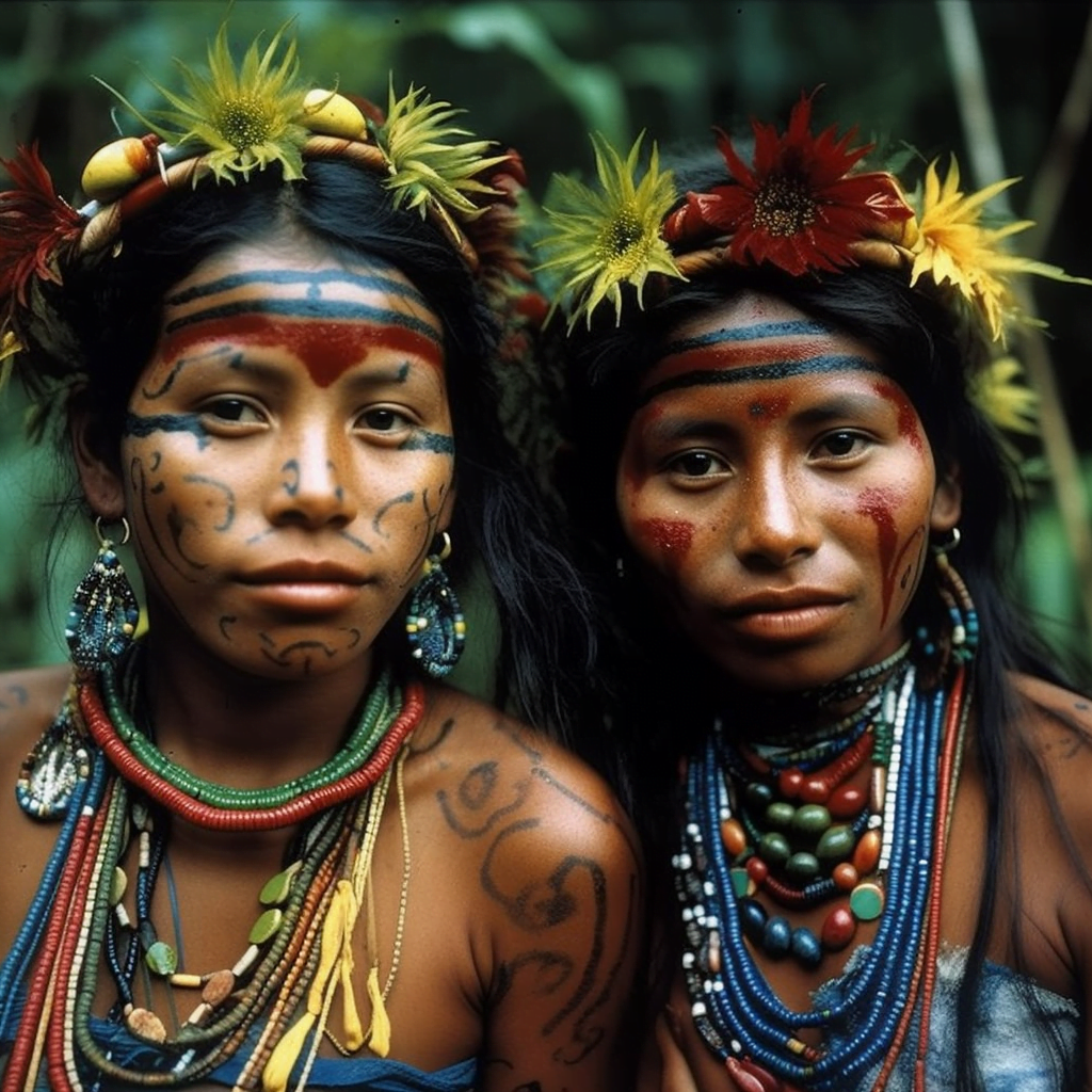 Indigenous people amazon rain forest