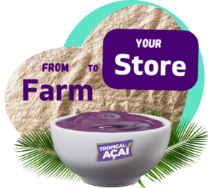 Premium Organic Acai from our Farm to your Store in the US, Australia and Europe