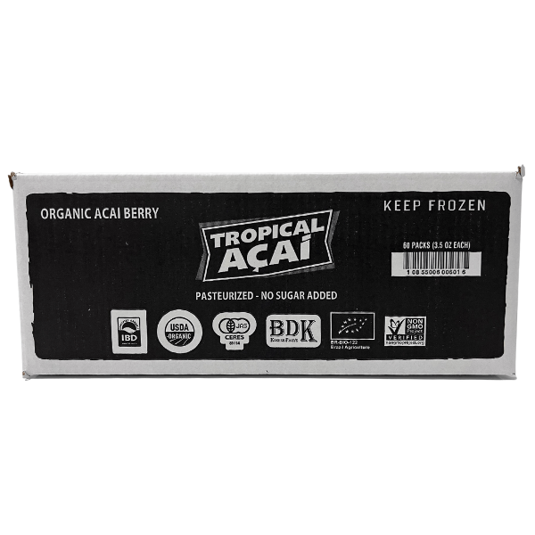 Tropical Acai Sweetened Acai Blender Pack 3.5 oz. - 60/Case