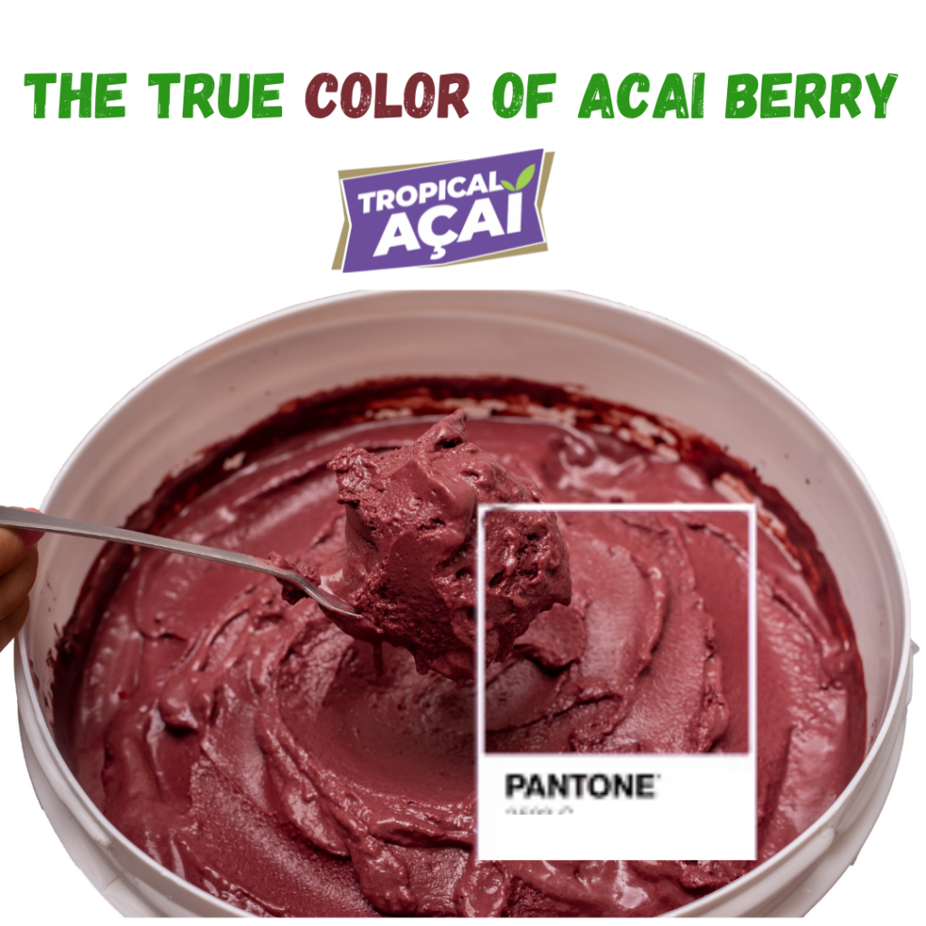 The True Color of Acai Berry