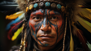 Amazon Tribe And Tropical Acai