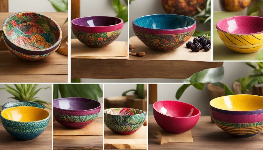Handmade upcycled bowls
