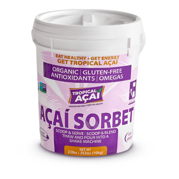 Organic acai sorbet