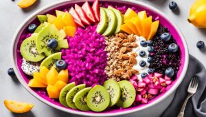 visually appealing pitaya bowl
