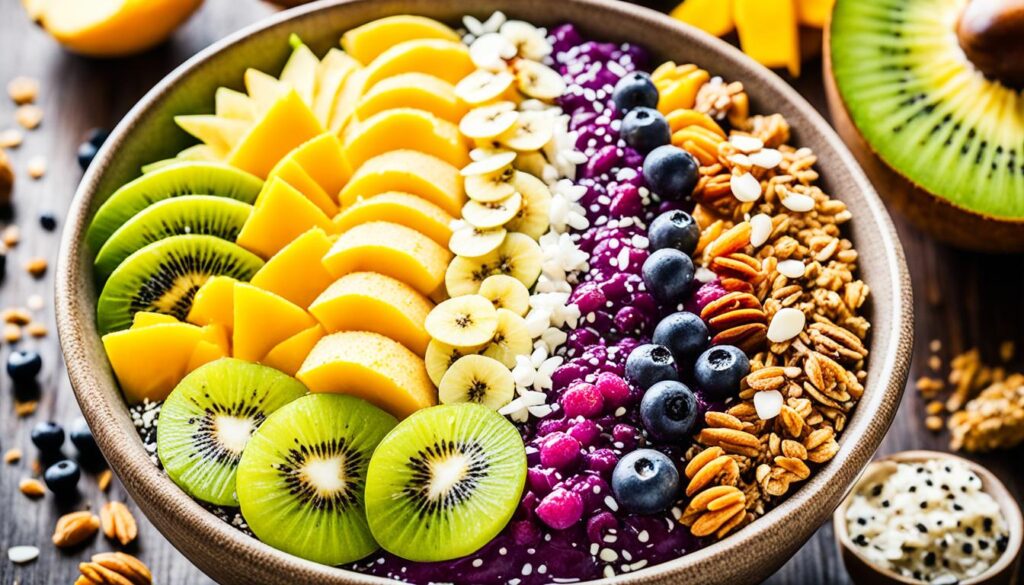 Tropical Acai Bowl Varieties